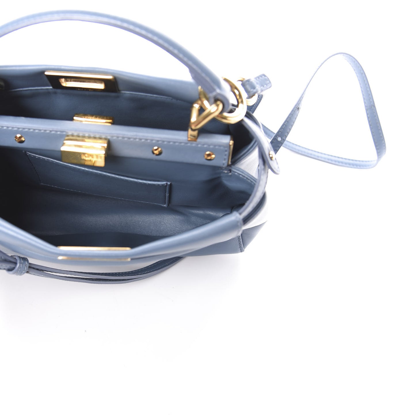 Nappa Mini Peekaboo Iconic Satchel Blue