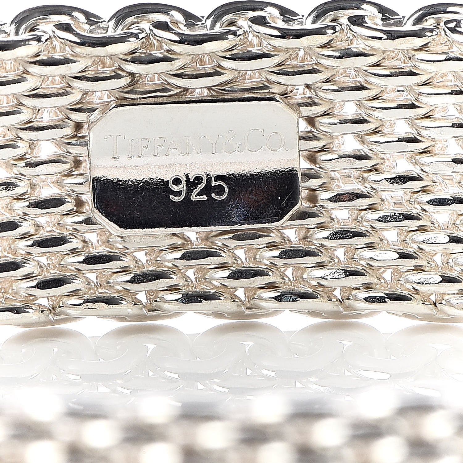 Tiffany Sterling Silver Somerset Mesh Bracelet 4 of 4