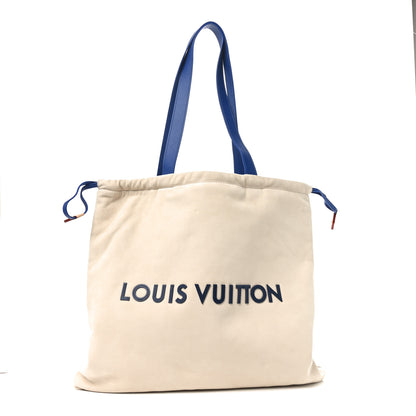 Louis Vuitton Nubuck Dust Bag Tote Ecru White 1 of 9