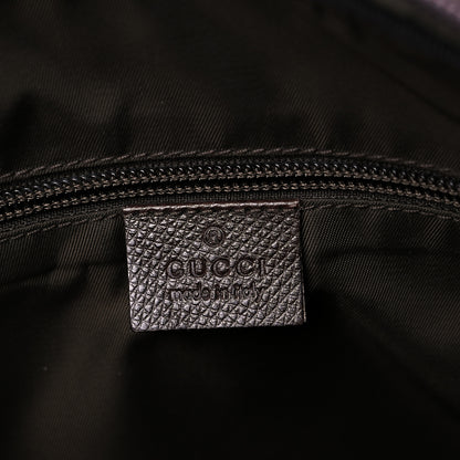 Gucci Nylon Medium Flap Messenger Bag Brown 6 of 10
