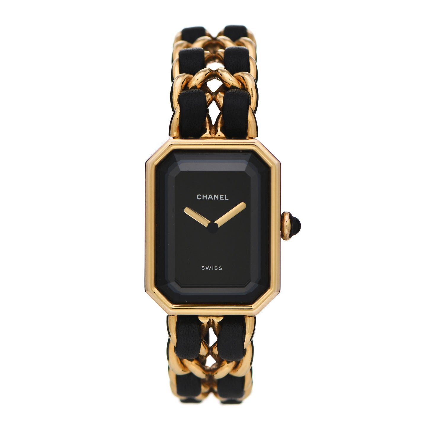 Stainless Steel Lambskin 20mm Chain Premiere Quartz Watch Gold M