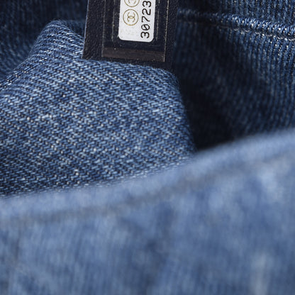 Chanel Denim CC Quilted Mini Square Flap Blue 7 of 11