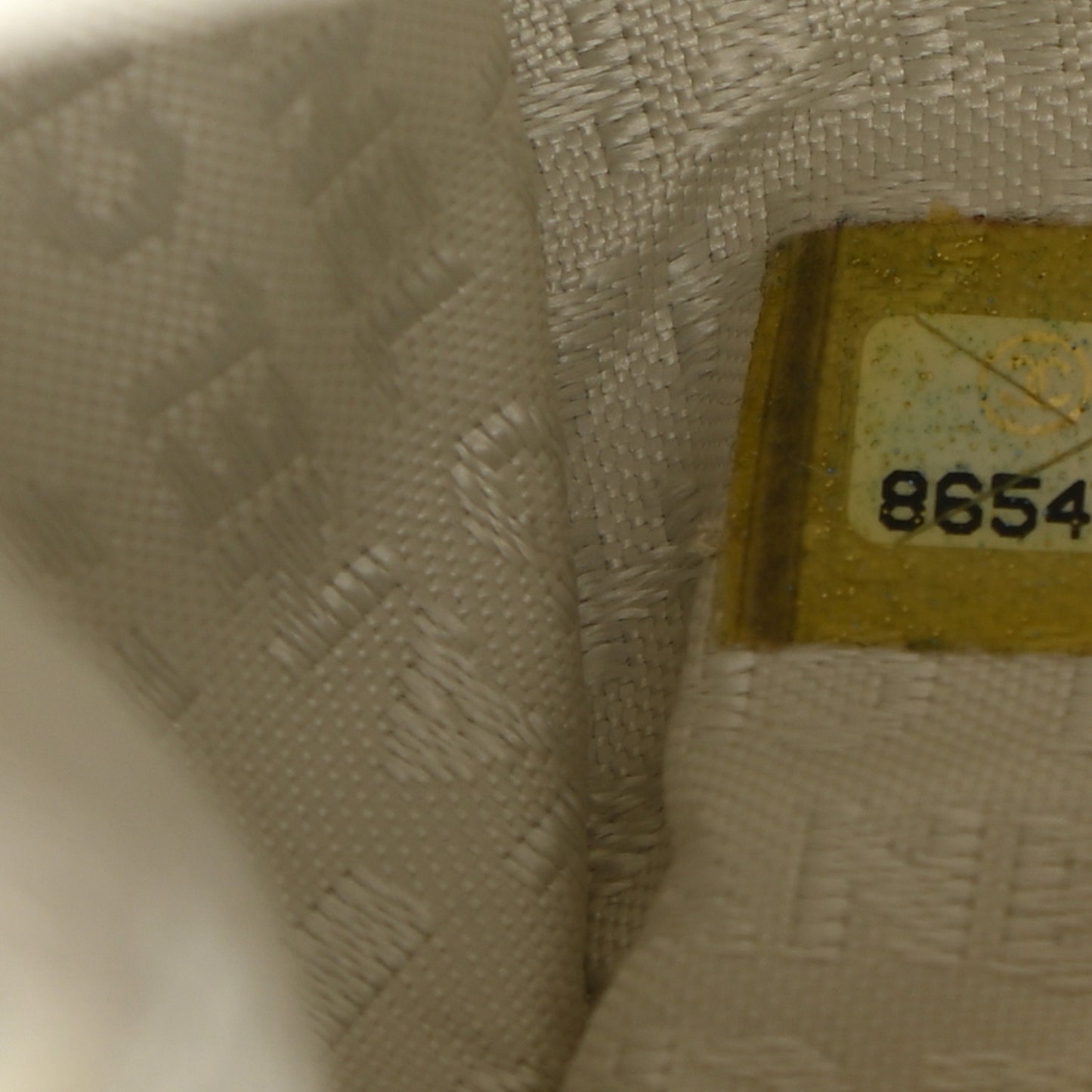 Lambskin Camellia Handbag White