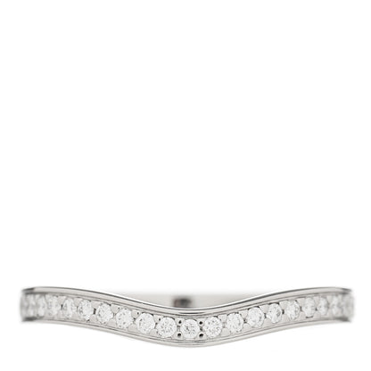 Cartier Platinum Diamond Ballerine Wedding Band Ring 46 3.75 1 of 6