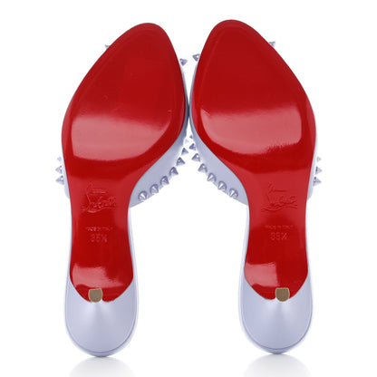 Christian Louboutin Nappa Spike Me Dolly 55 Sandals 35.5 Skylight 5 of 8