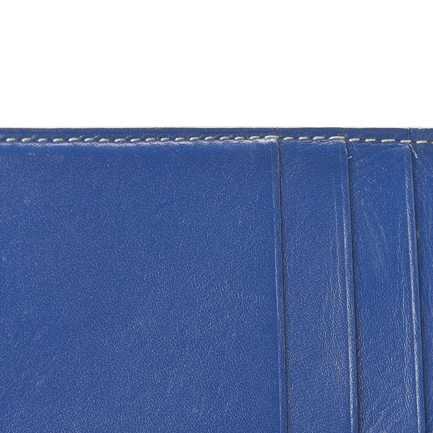 Chevron Bifold Wallet Navy