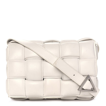 Bottega Veneta Nappa Maxi Intreccio Padded Cassette Crossbody Bag Chalk 1 of 14