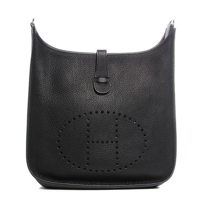 Hermes Taurillon Clemence Evelyne III GM Black 1 of 17