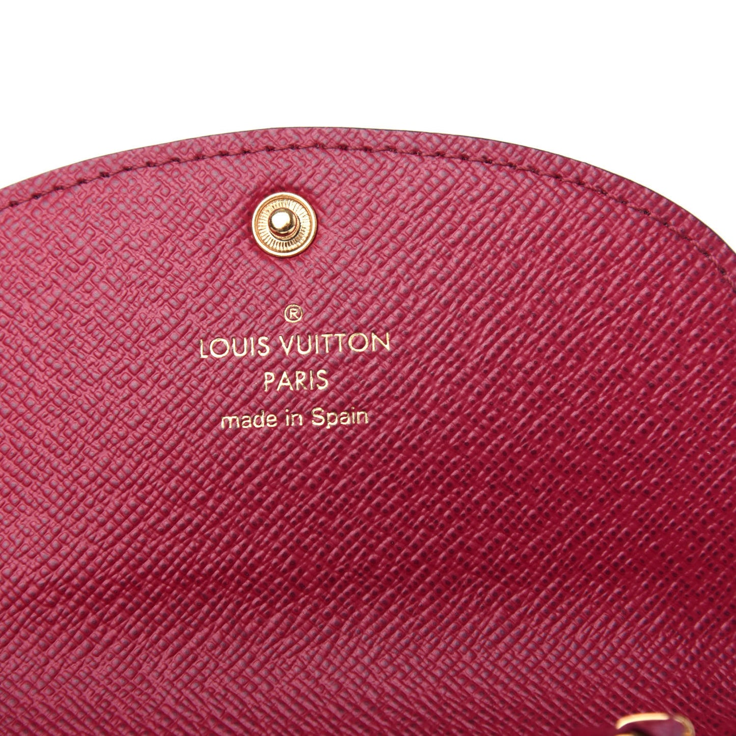 Monogram Rosalie Coin Purse Fuchsia