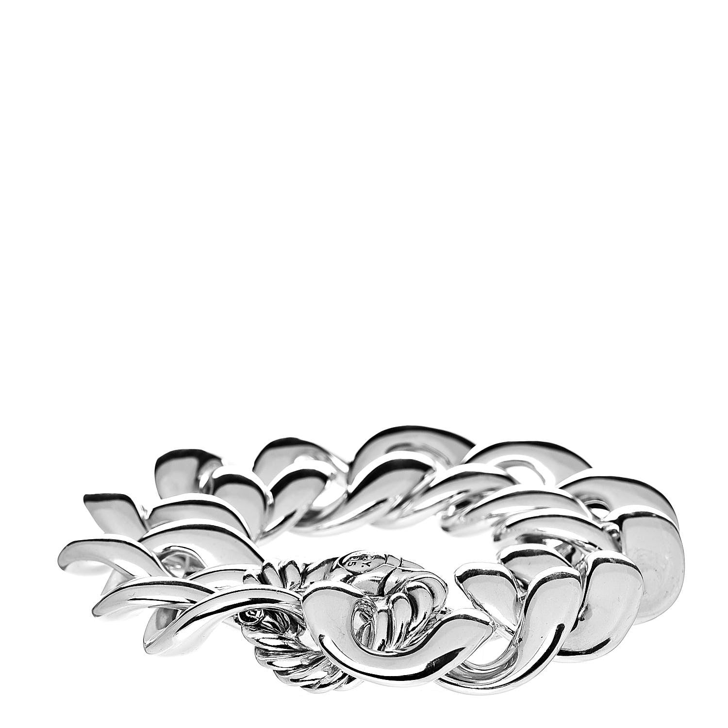 David Yurman Sterling Silver Cordelia Curb Link Bracelet 3 of 4