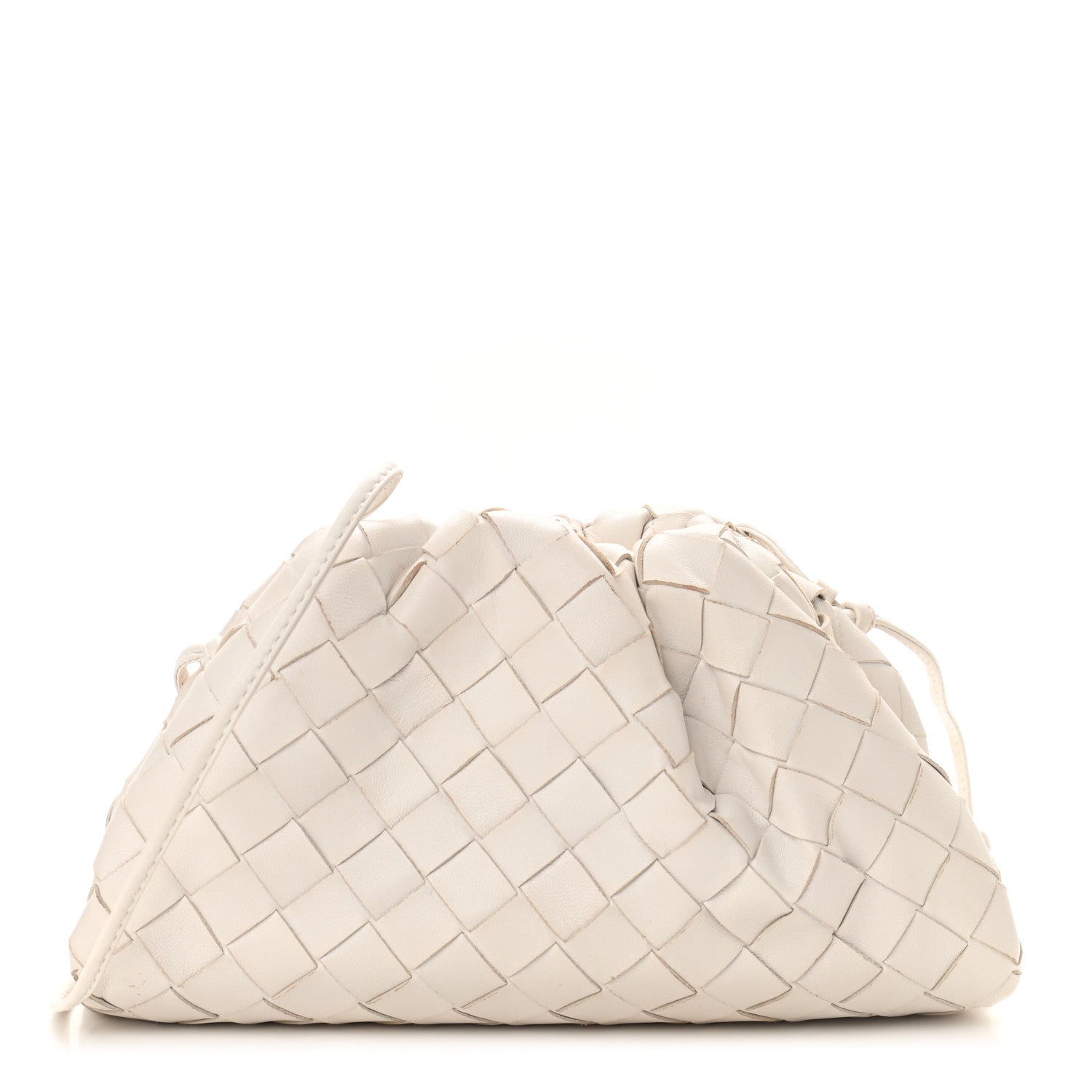 Bottega Veneta Nappa Intrecciato The Mini Pouch Chalk 1 of 9