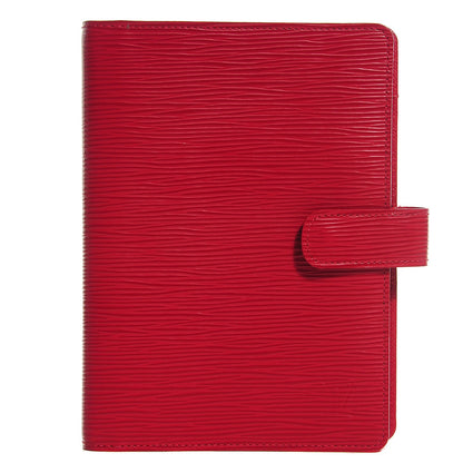 Louis Vuitton Epi Medium Ring Agenda Cover Rouge 8 of 14
