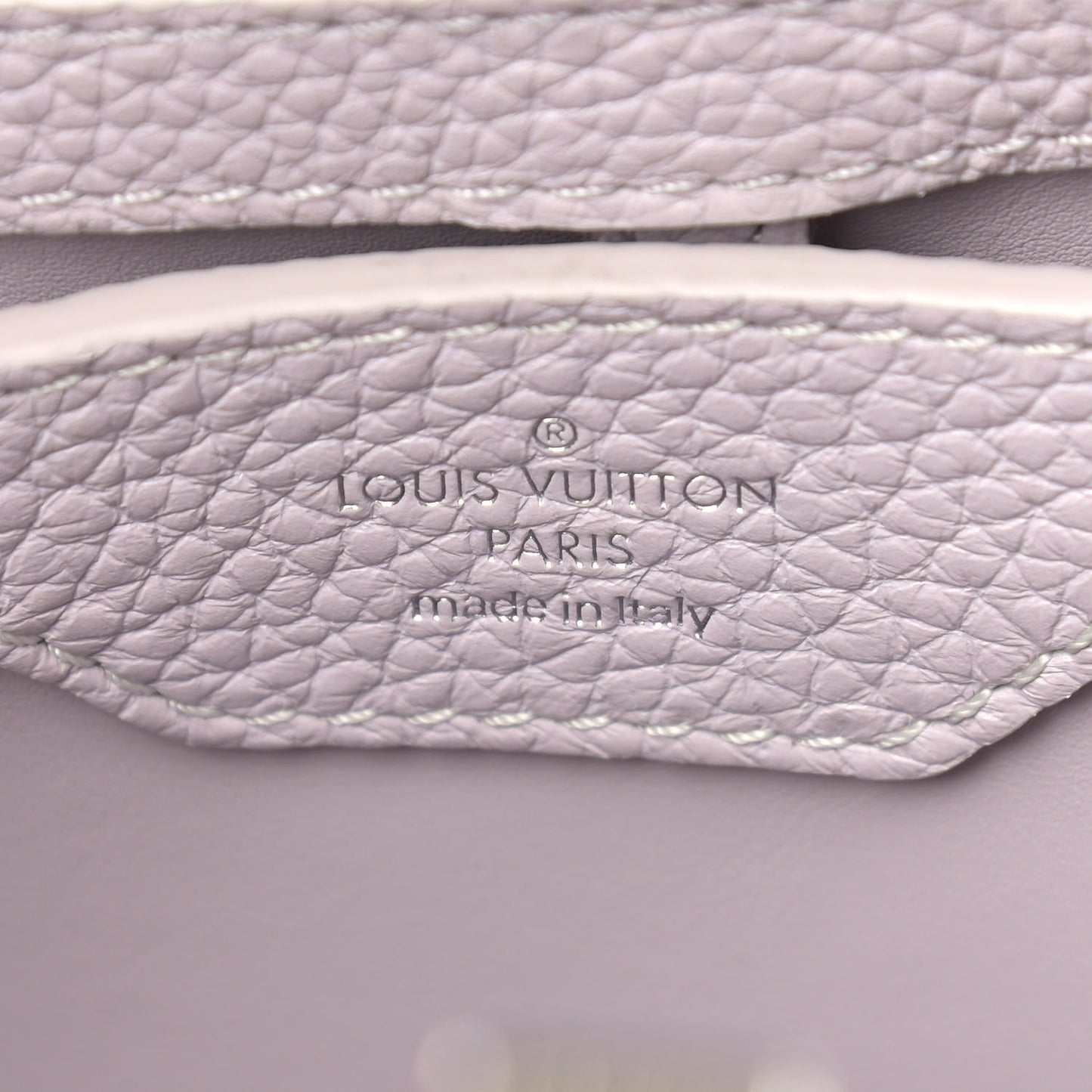 Taurillon Capucines PM Brume Olympe Blue White