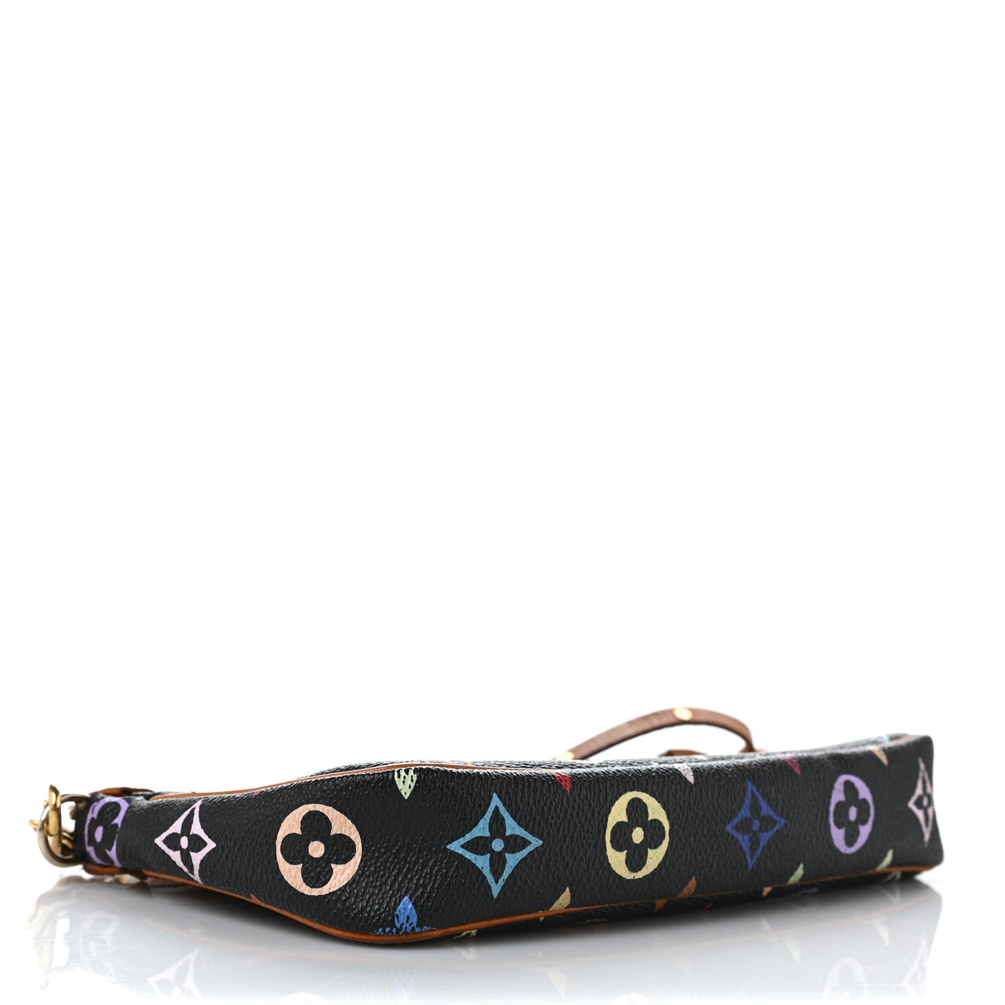 Monogram Multicolor Pochette Accessories Black