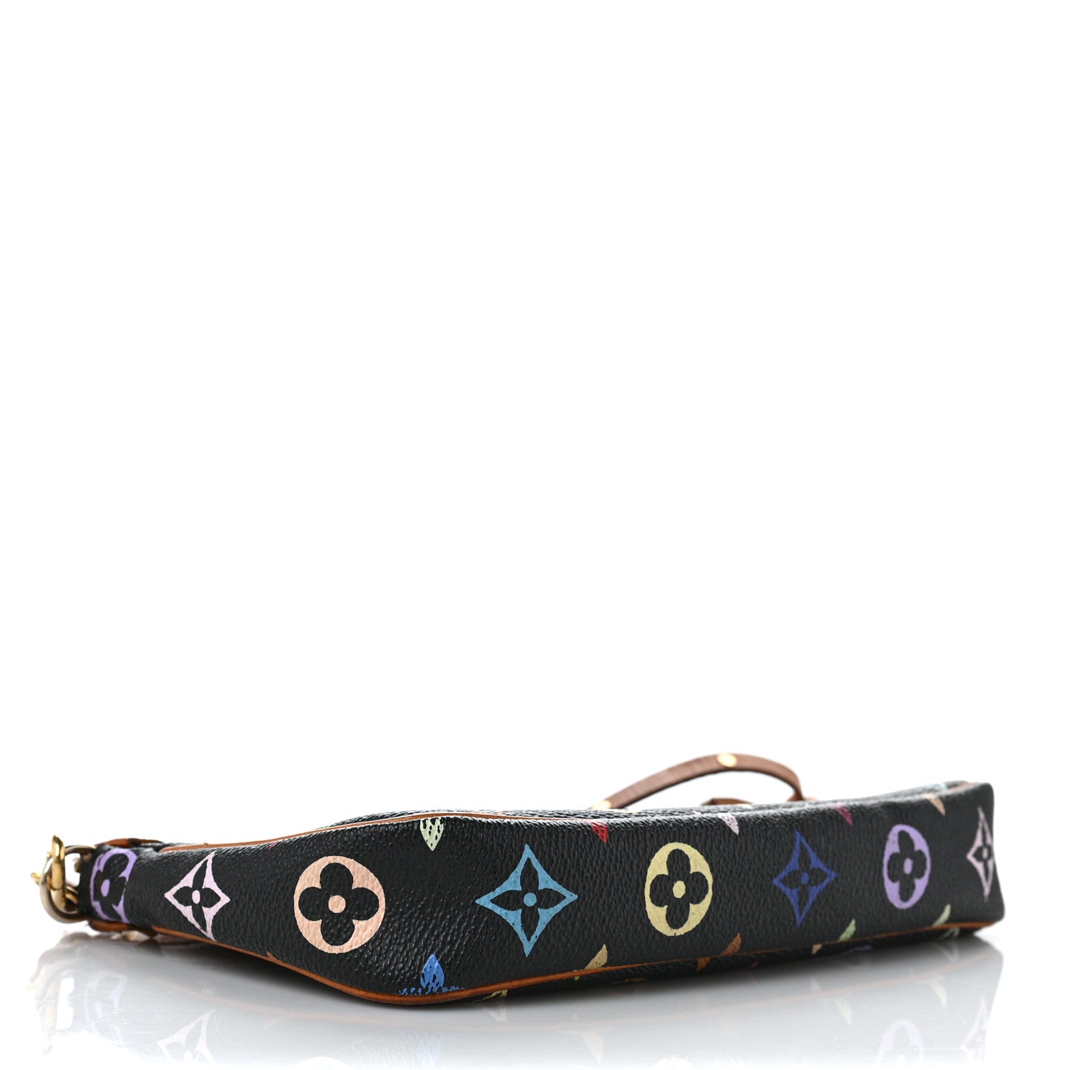 Louis Vuitton Monogram Multicolor Pochette Accessories Black 4 of 11