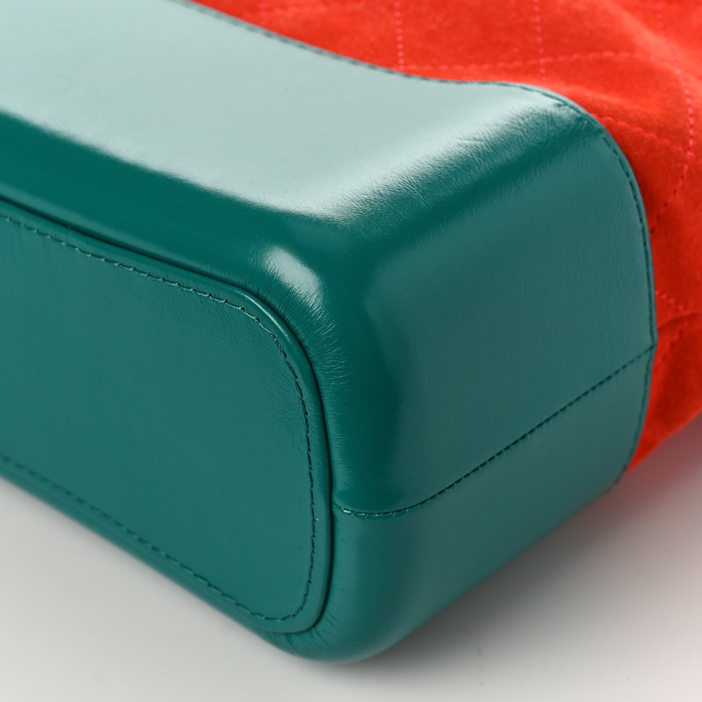 Suede Calfskin Quilted Medium Gabrielle Hobo Orange Green Blue
