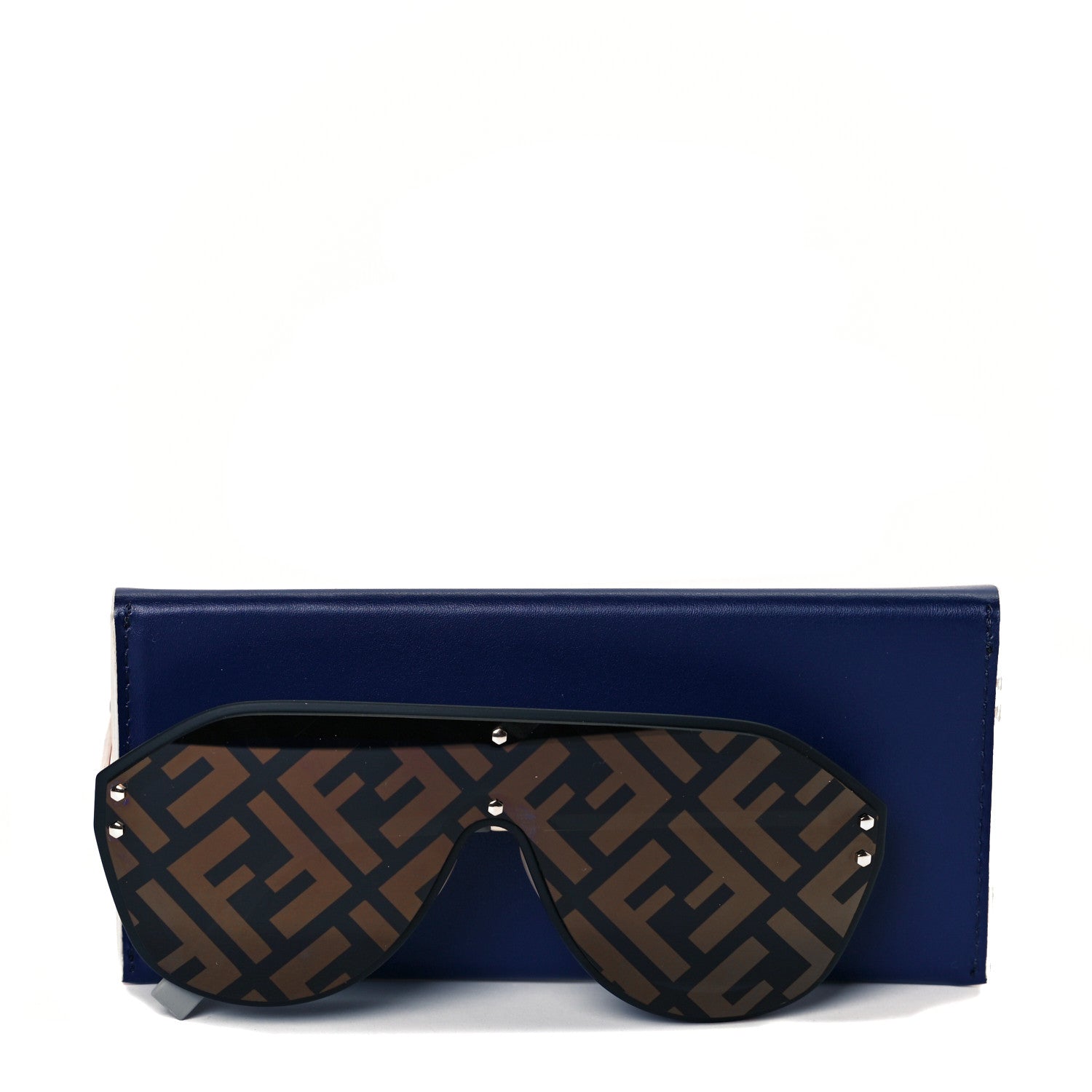 Fendi FF Fabulous Shield Sunglasses FF M0039/G/S Black 6 of 6