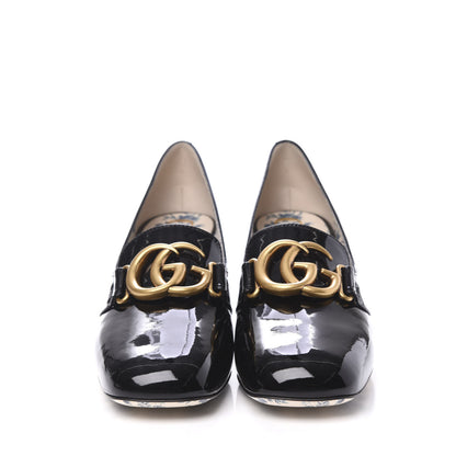 Gucci Vernice GG Victoire 55mm Loafer Pumps 41 Black 2 of 9