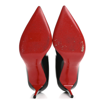 Christian Louboutin Patent Pigalle Follies 85 Pumps 37 Black 6 of 9