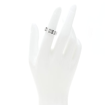 Cartier 18K White Gold Diamond Tank Francaise Band Ring 49 4.75 2 of 4