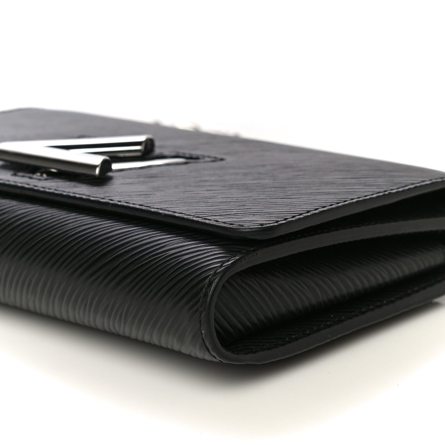 Epi Twist Chain Wallet Black