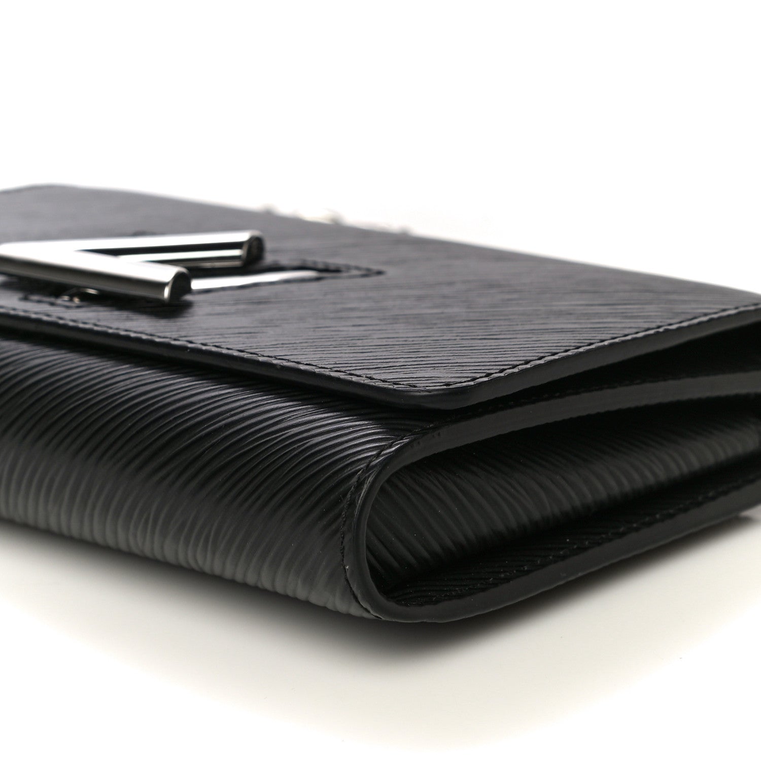 Louis Vuitton Epi Twist Chain Wallet Black 8 of 9