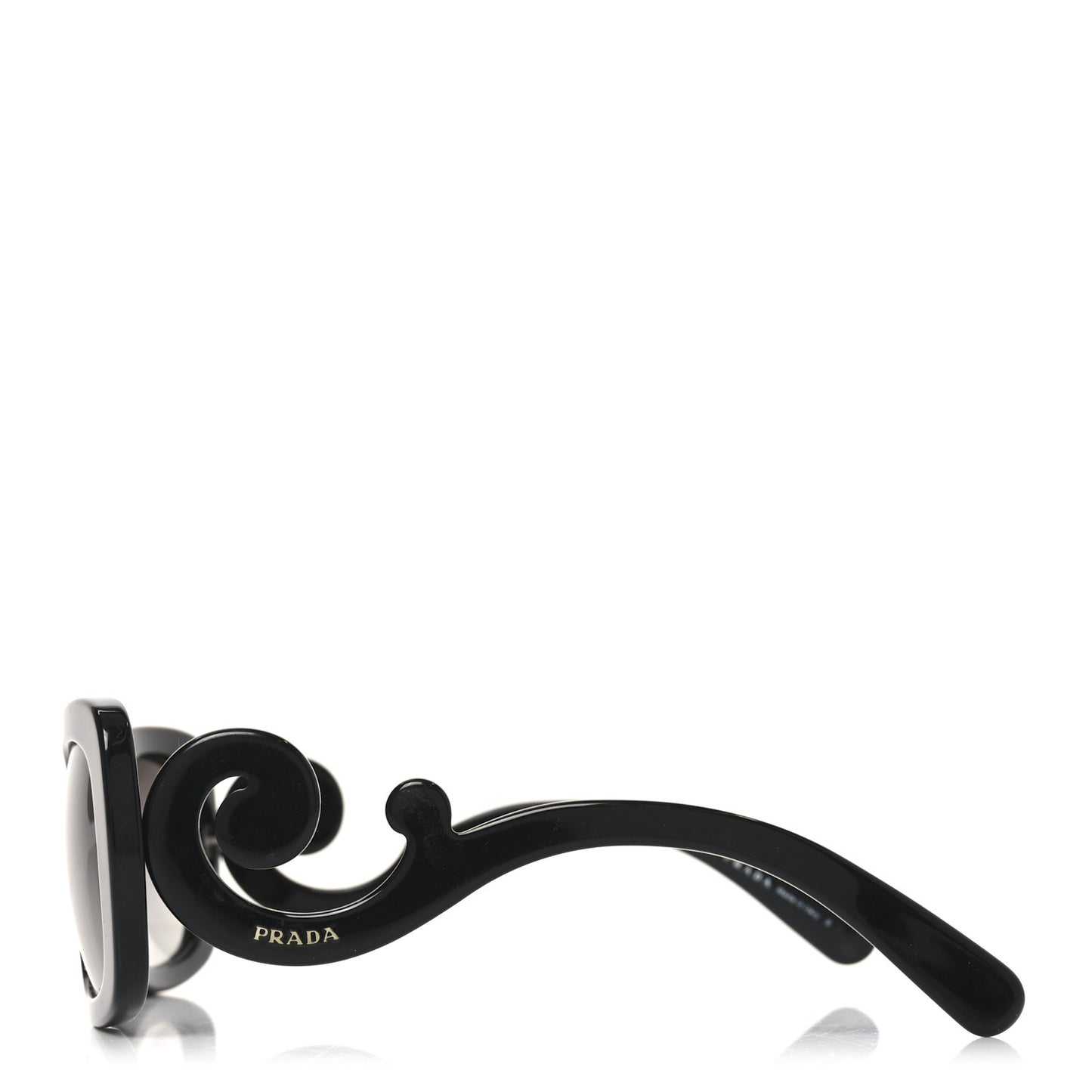 Acetate Baroque Sunglasses SPR 27O Black