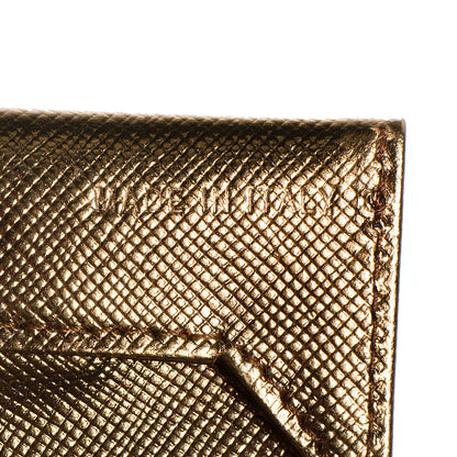 Prada Saffiano Coin Purse Bronzo 5 of 9