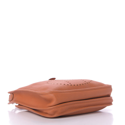 Hermes Taurillon Clemence Evelyne III PM Orange 4 of 8