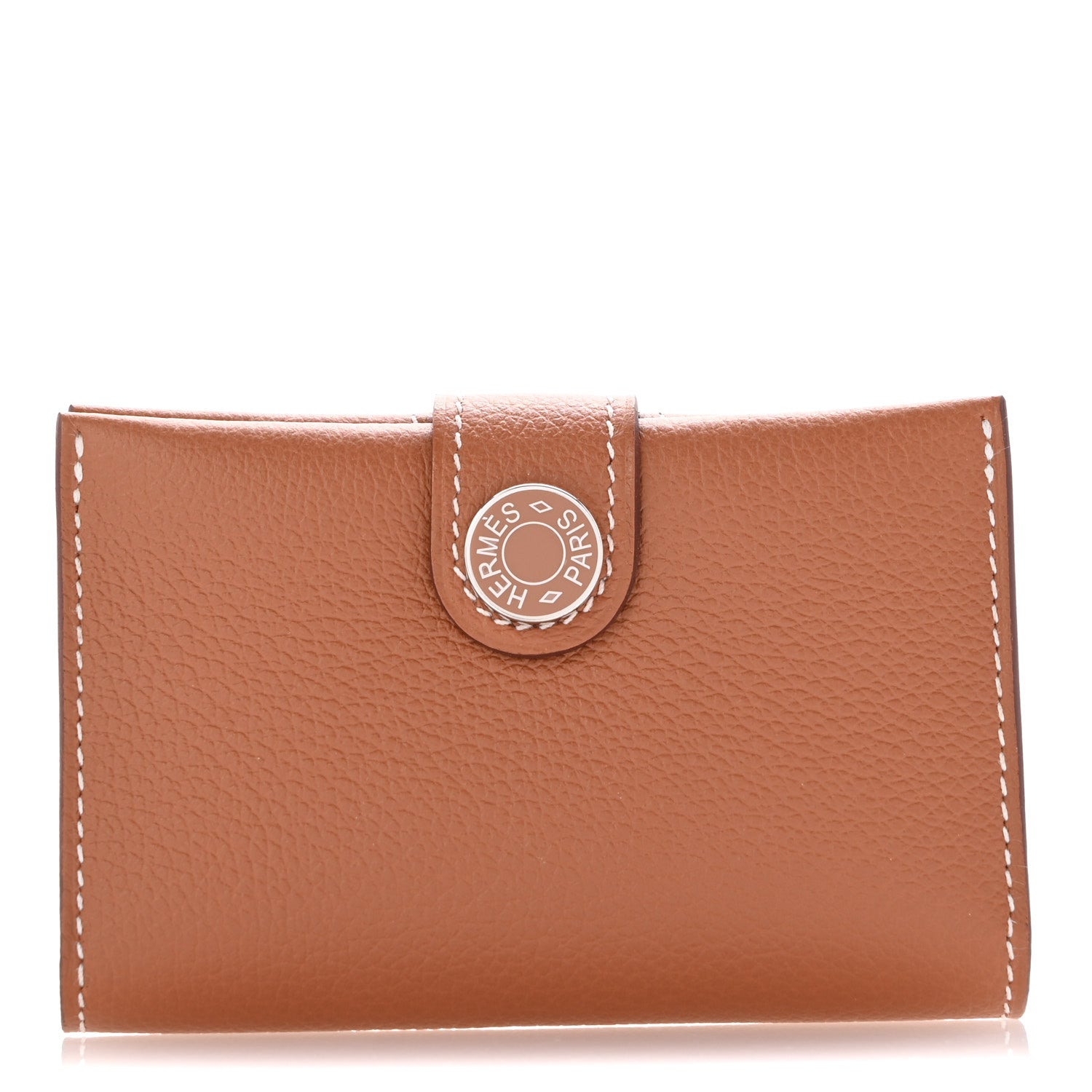 Hermes Evercolor RMS Card Holder Gold 1 of 9