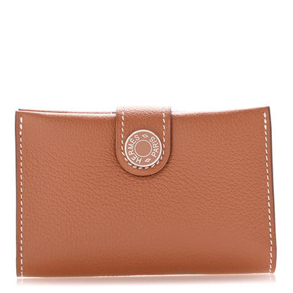 Hermes Evercolor RMS Card Holder Gold 1 of 9