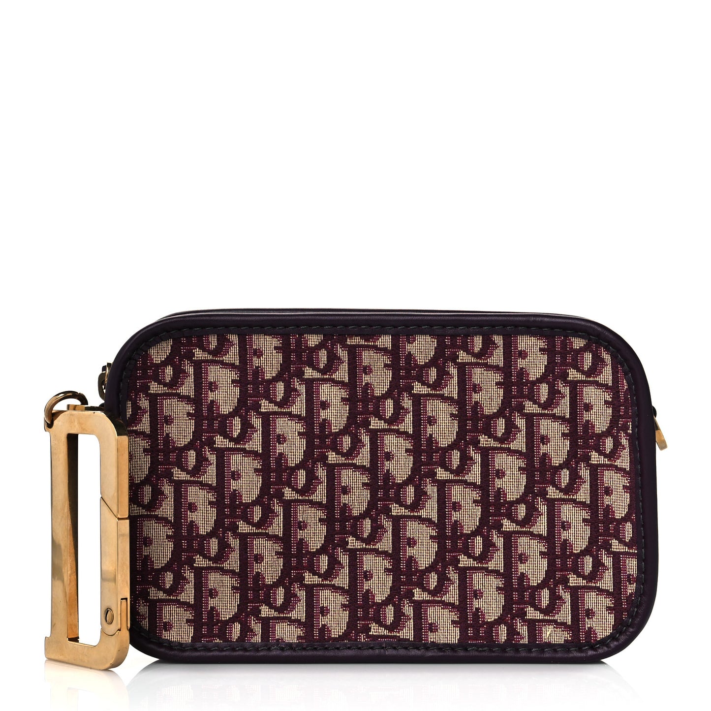 Oblique Diorquake Clutch Burgundy