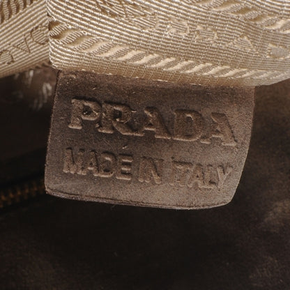 Prada Scamosciato Suede Top Handle Satchel Deserto 10 of 10