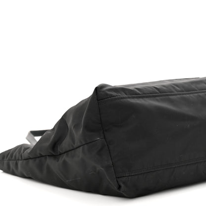 Prada Tessuto Nylon Saffiano Tote Black 10 of 15
