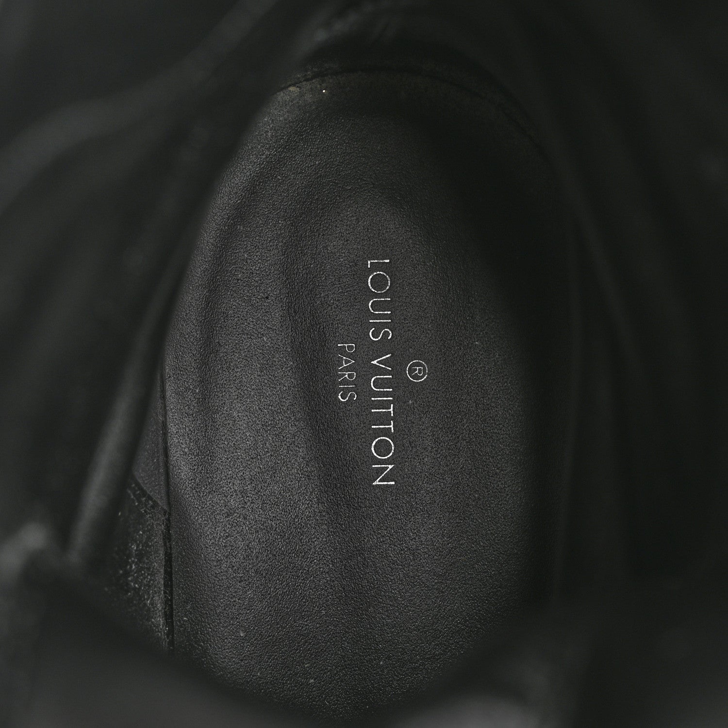 Louis Vuitton Suede Calfskin Jacquard Since 1854 Laureate Platform Desert Boots 37.5 Black 7 of 10
