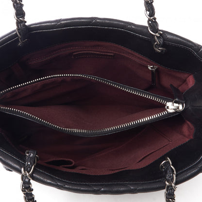 Chanel Calfskin Quilted Medium Istanbul Tote Black 6 of 10