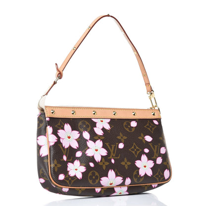 Louis Vuitton Monogram Cherry Blossom Pochette Accessories Brown 3 of 10