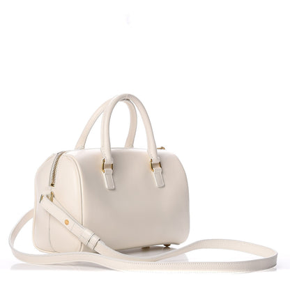 Saint Laurent Calfskin Classic Baby Duffle Dove White 3 of 7