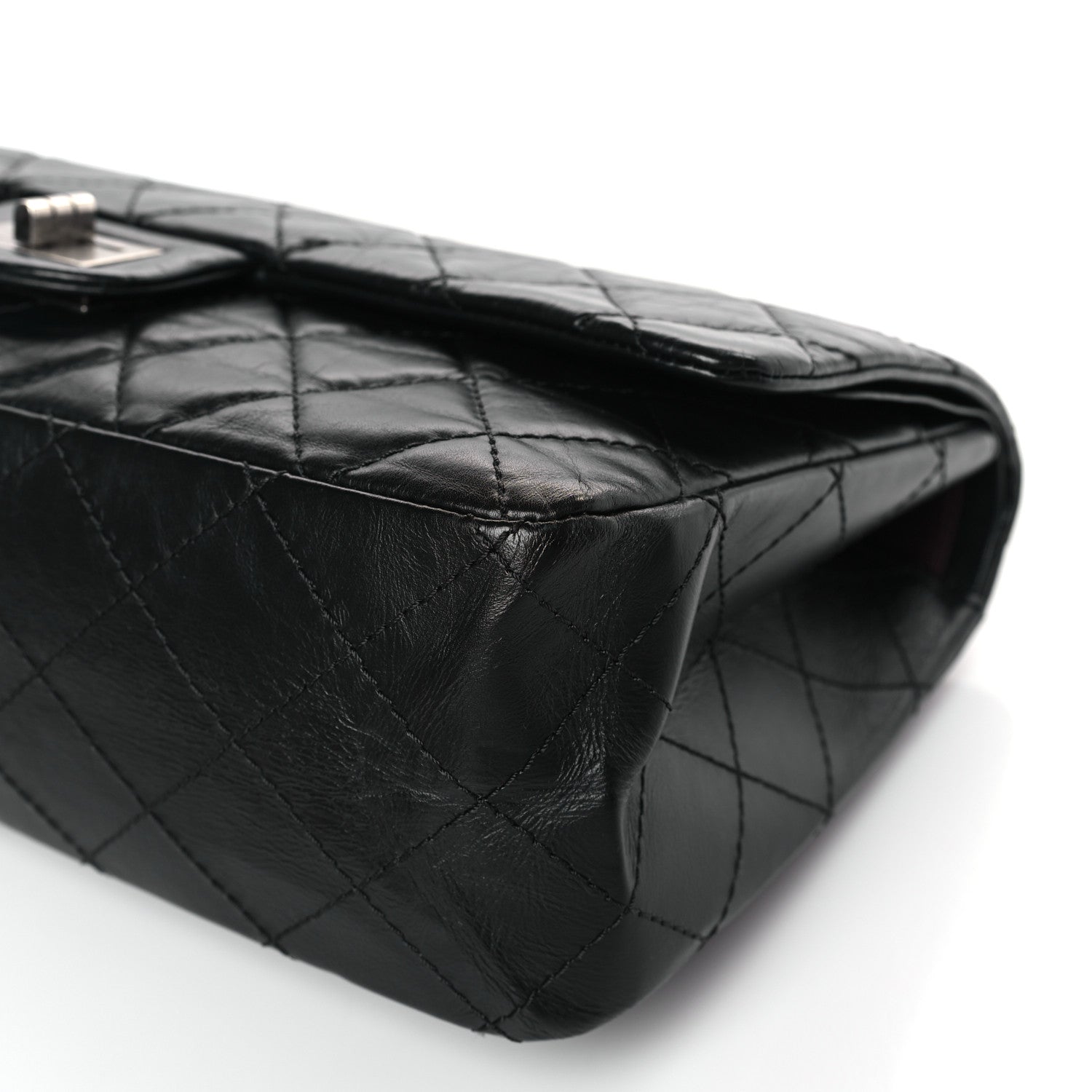 Chanel Aged Calfskin Quilted 2.55 Reissue 227 Flap Black 9 of 9