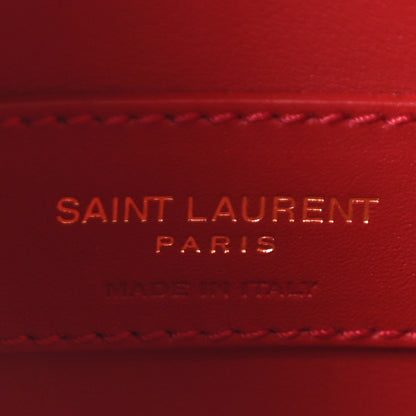 Saint Laurent Smooth Calfskin Small Le 5 A 7 Soft Hobo Red Danger 6 of 10