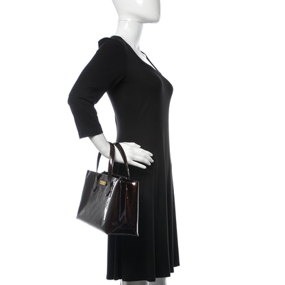 Louis Vuitton Vernis Wilshire PM Amarante 2 of 9