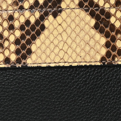 Louis Vuitton Taurillon Python City Steamer MM Black 7 of 9
