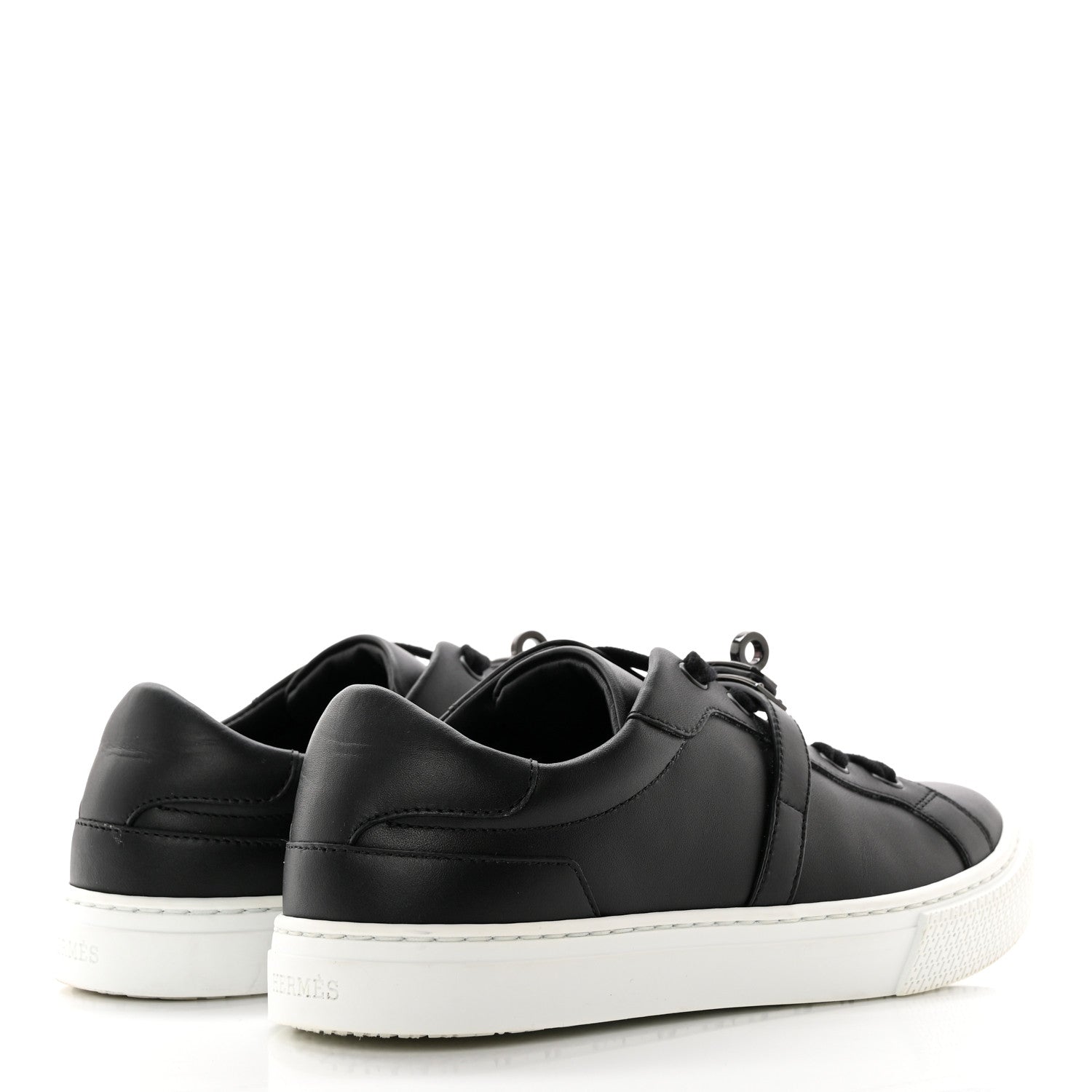 Hermes Calfskin Day Sneakers 35 Black 4 of 15