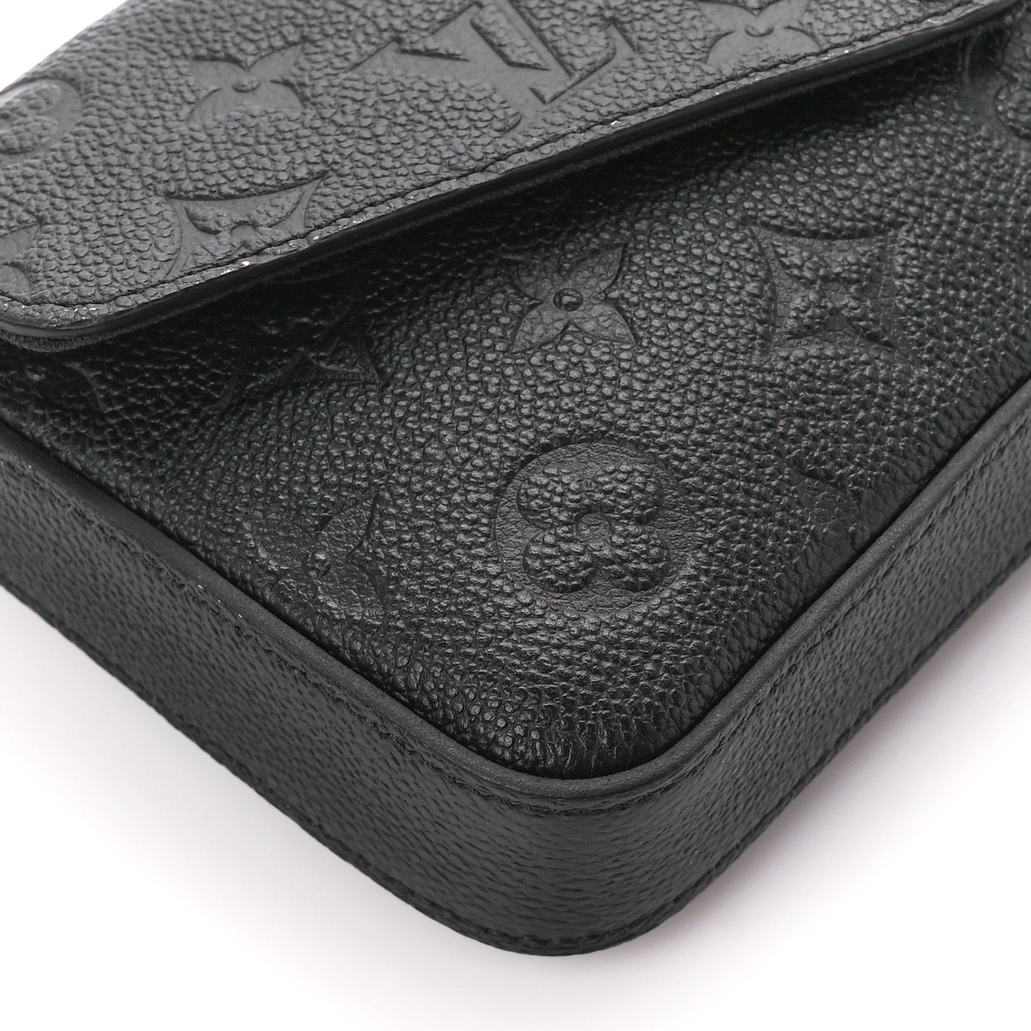 Louis Vuitton Empreinte Pochette Felicie Chain Wallet Black 13 of 14