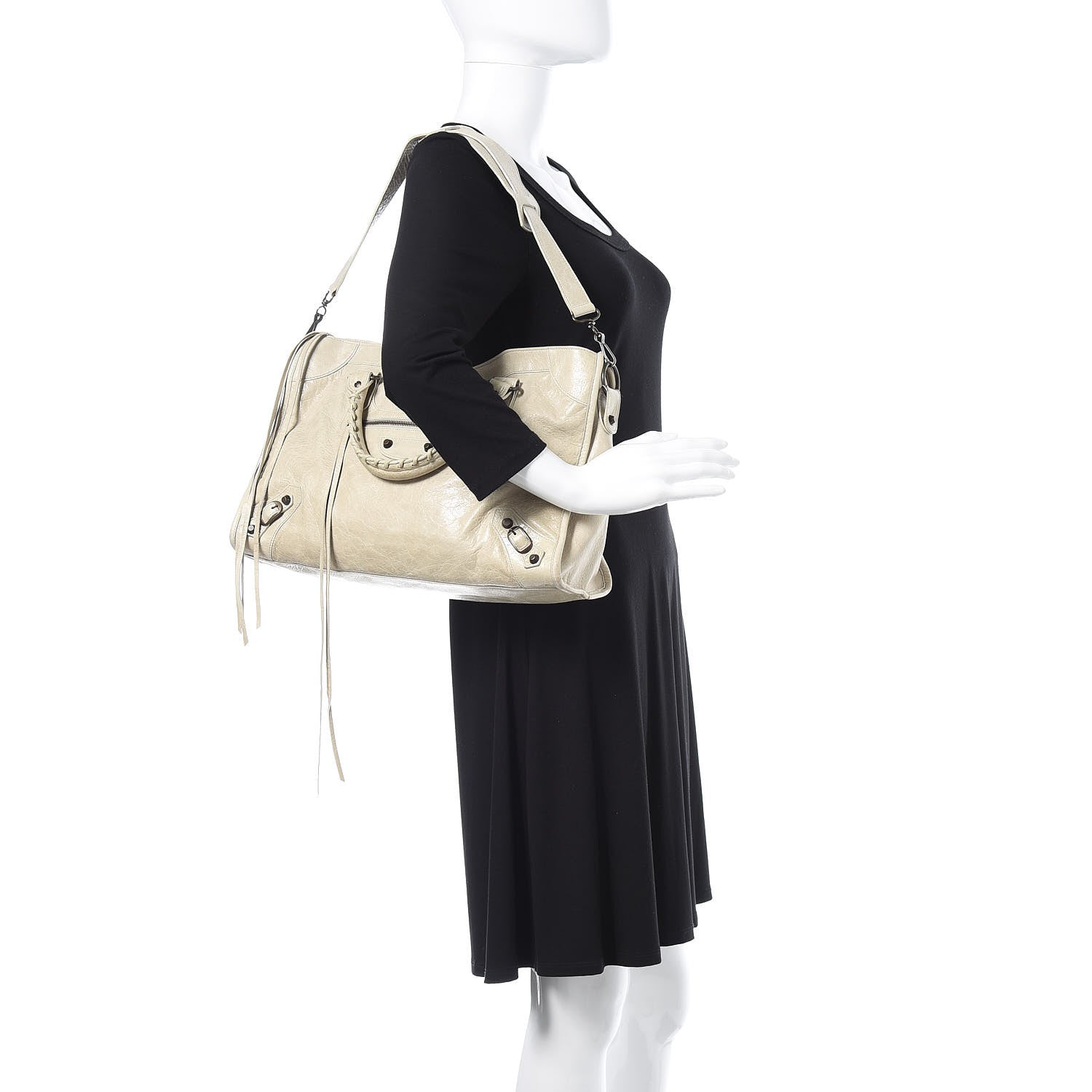 Balenciaga Agneau Classic Hardware City White 2 of 16
