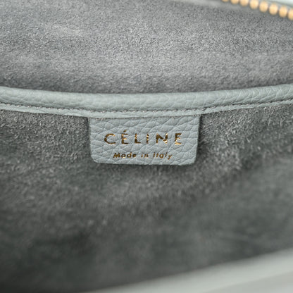 Celine Drummed Calfskin Nano Luggage Almond 6 of 17