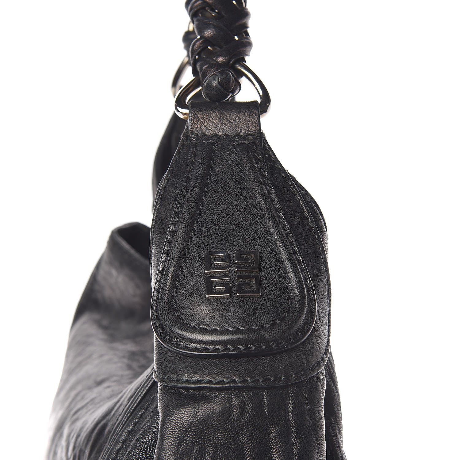 Givenchy Tumbled Sheepskin Eclipse Hobo Black 9 of 13