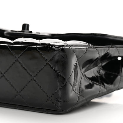 Chanel Patent Calfskin Quilted Mini Square Flap So Black 11 of 18