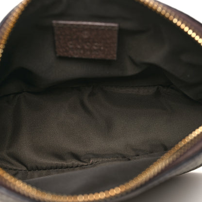 Gucci GG Supreme Monogram Textured Calfskin Web Medium Ophidia Cosmetic Case Beige Ebony New Acero 5 of 11
