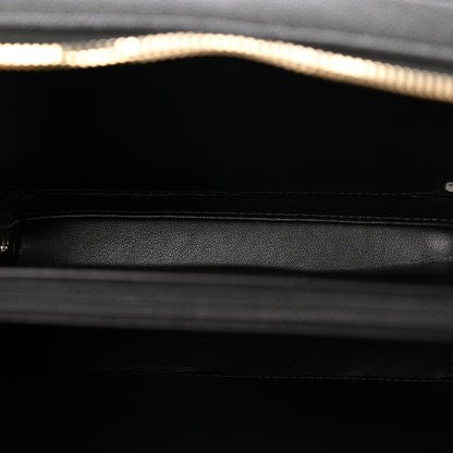 Chanel Caviar Quilted Medium CC Filigree Vanity Case Black 5 of 13